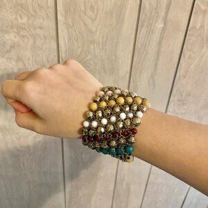 Chunky Thick Beaded Bracelet